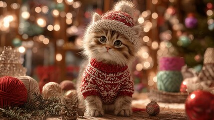 Obraz premium Jingle Paws & Christmas