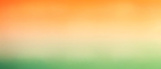 Obraz premium Watercolor background orange to green gradient color