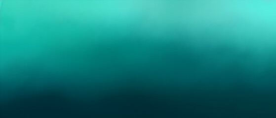 Obraz premium Watercolor background teal to emerald green gradient color
