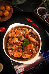 Braised Oxtail Stew with Vegetables in White Bowl - Traditional Comfort Food Dish