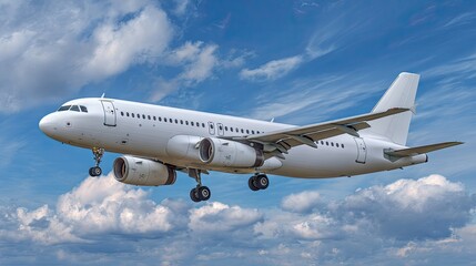 Obraz premium Airplane landing at sunset over an open field with a vibrant sky showcasing hues of orange and purple