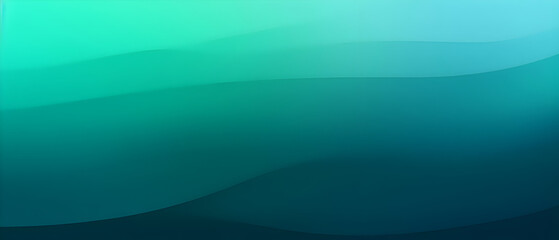 Watercolor background emerald to blue gradient color