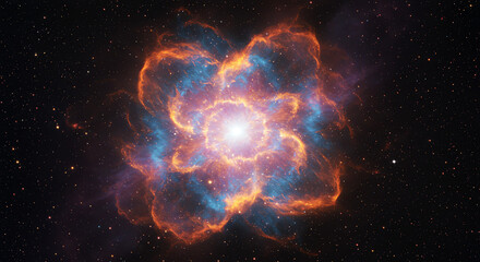 Obraz premium Nebula star explosion space science