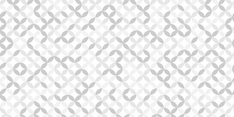 Vector seamless pattern with abstract lines and flower design. Abstract geometric fabric circle floral pattern. Hawaiian tropical seamless pattern.