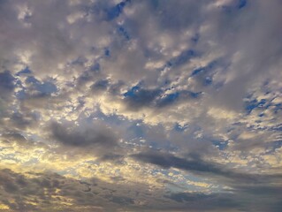 Obraz premium blue sky with clouds