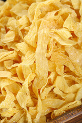 Dried Soybean Skin Strips - Traditional Asian Tofu Sheets for Vegetarian Cooking