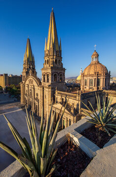 Guadalajara&rsquo;s central Basilica Cathedral in historic center
