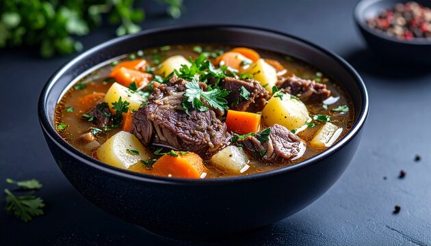 Sop Buntut Oxtail Soup. Traditional Indonesian food