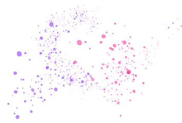 Watercolor stain decoration