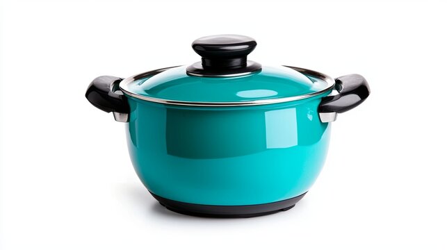 Slow cooker isolated on white background
