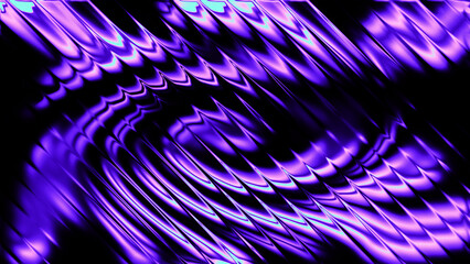 A vibrant fractal abstract background with swirling, angular lines in shades of purple and blue. The dynamic digital pattern creates a sense of movement and energy.