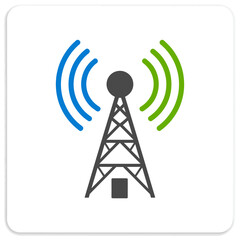 Communication Tower Wireless Signal Transmission.