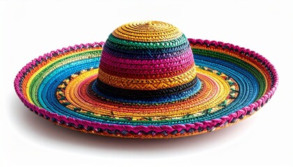 hat on the white 