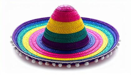 hat on the white 