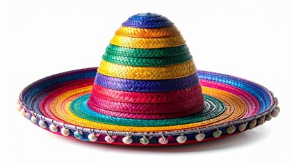 hat on the white 