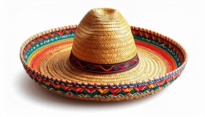 hat on the white 