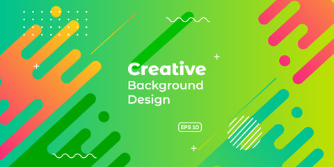 Abstract Green Background Design  EPS 10 Vector Illustration