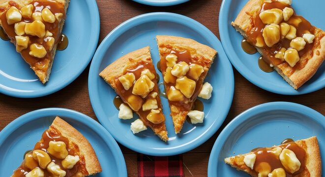 Delicious Dessert Pizza with Caramel, Bananas, and Creamy Toppings