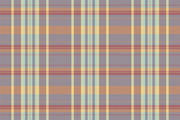Nostalgic texture plaid seamless, infant tartan pattern vector. Repetition check fabric background textile in pink and light colors.