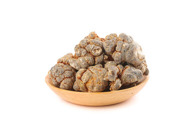 Panax Pseudoginseng Roots Wenshan Yunnan Traditional Chinese Medicinal Herbs in Wooden Bowl