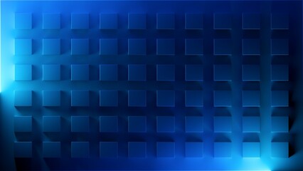 Neon lines flowing through a geometric maze. 3d rendering illustration.