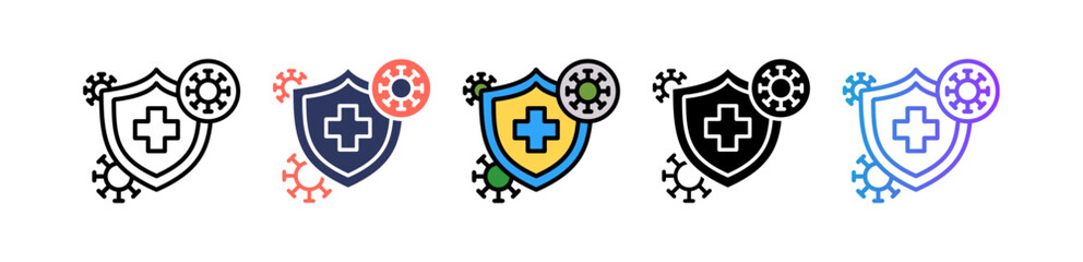 Immune Response multiple icon © Littlestar23