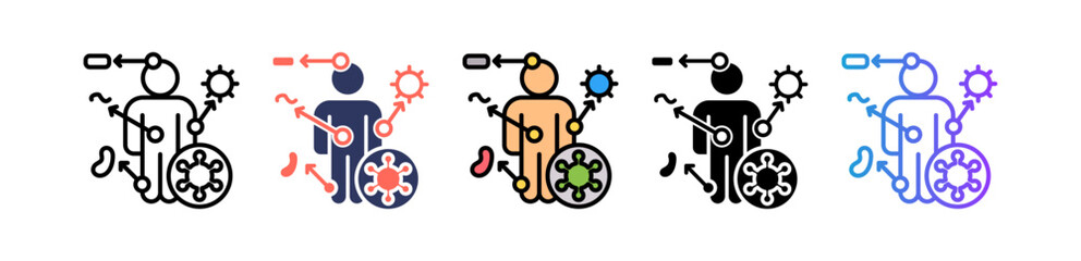 Autoimmune Reaction multiple icon
