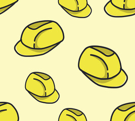 yellow helmet pattern.eps