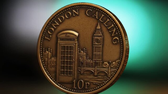 London landmarks featured on a 10p commemorative coin
