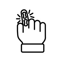 Inflammation line icon