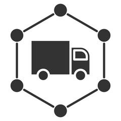 Supply Glyph Icon Element For Design