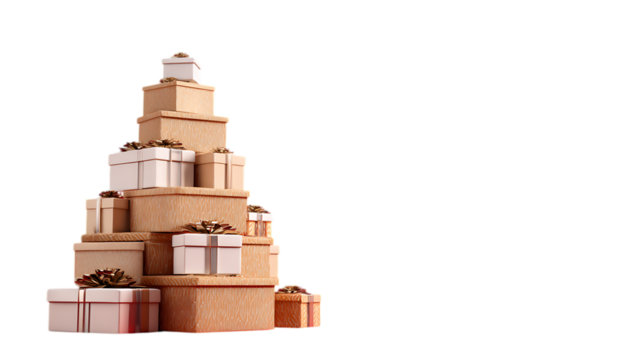 Gifts on puzzle blocks