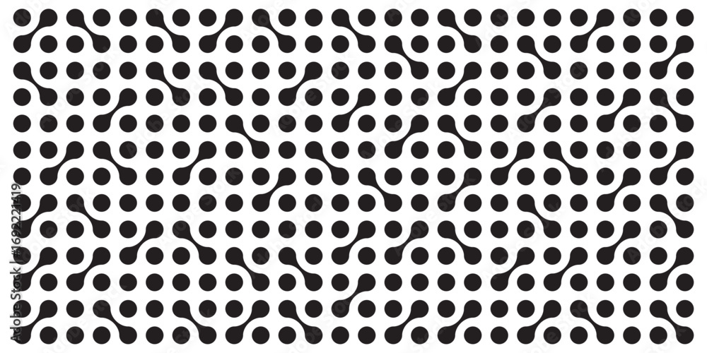 Aufkleber metaball black and white vector background. liquid morphing connected blobs template. organic tech g