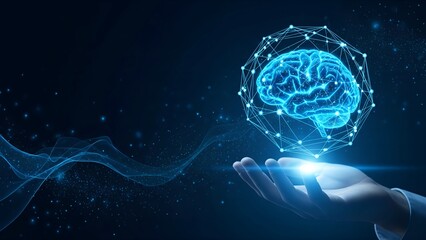 Artificial Intelligence Brain and Holographic Network in Hand