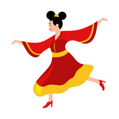 Chinese Traditional Dancer