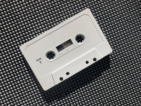 Studio shot of tape cassette