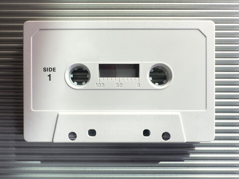 Studio shot of tape cassette