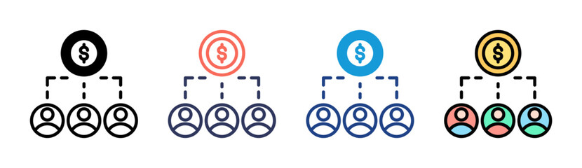 Sharing Economy Icon Set Multiple Style Collection