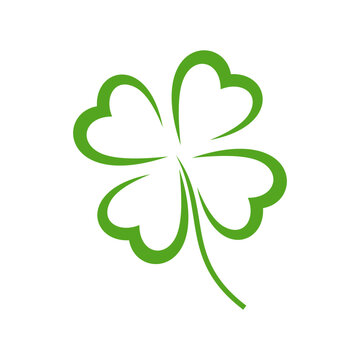 four leaf clover vector icon