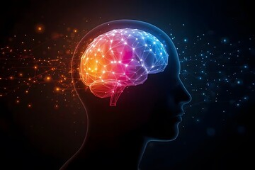 Dual‑Color Brain Animation for AI, Psychology, Creativity, Education & Innovation Marketing