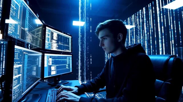 Analyse de donn&eacute;es dans un centre de serveur.