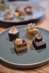 cake canapés dessert small bite vegan