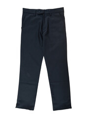 Black trousers for men isolated on transparent background, PNG Format