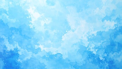 Pastel blue cloudy sky