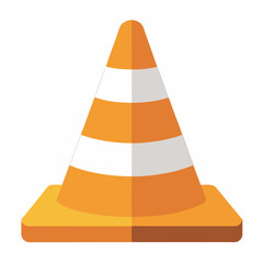 illustration of a traffic cone