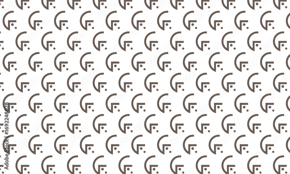 Poster abstract geometric pattern with curved shapes on transparent backdrop vector illustration for modern