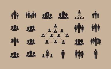 Collection of diverse human figures representing teams and organizational structures