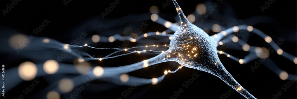 Poster exploring the mechanism of botulinum therapy and its impact on nerve cell interactions