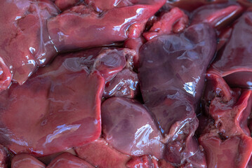 the fresh, natural chicken liver