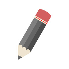 Pencil icon. Drawing tool sign icon isolated on transparent background